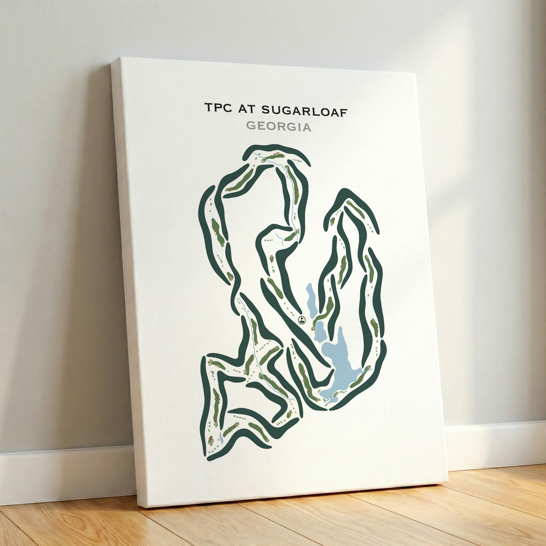 TPC at Sugarloaf Golf Club, Georgia - Printed Golf Courses