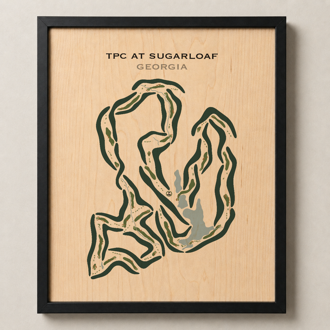 TPC at Sugarloaf Golf Club, Georgia - Printed Golf Courses