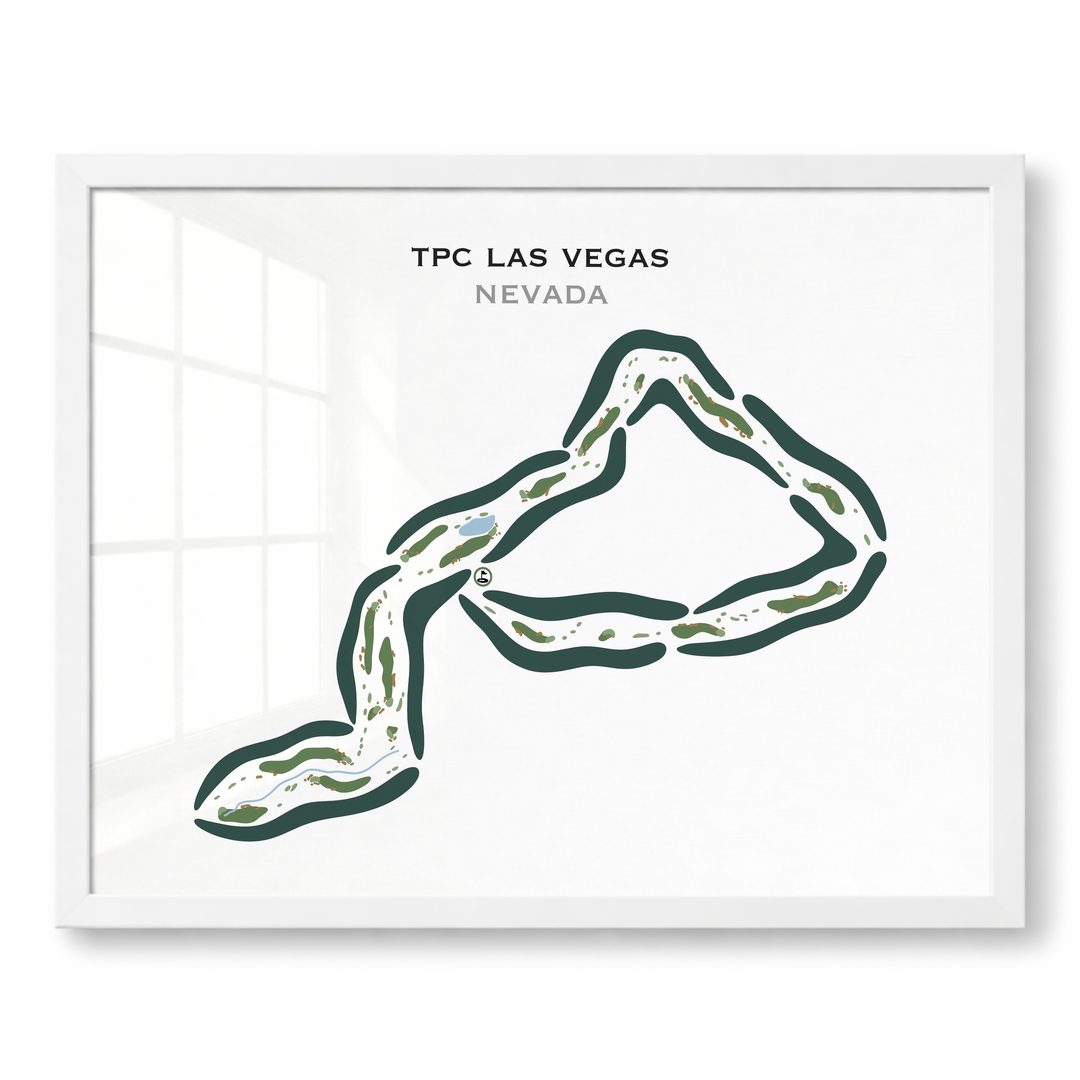 TPC Las Vegas, Nevada - Printed Golf Courses