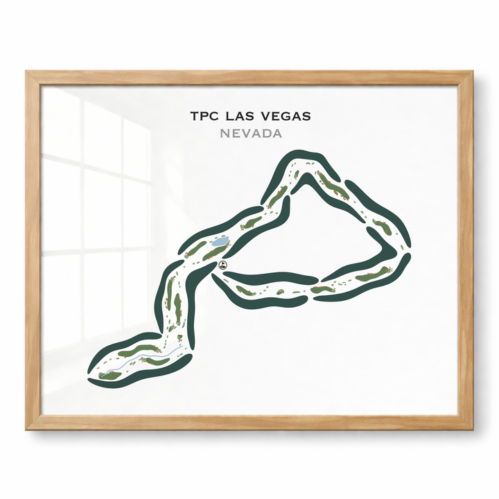 TPC Las Vegas, Nevada - Printed Golf Courses