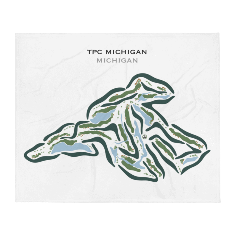 TPC Michigan, Michigan - Printed Golf Courses