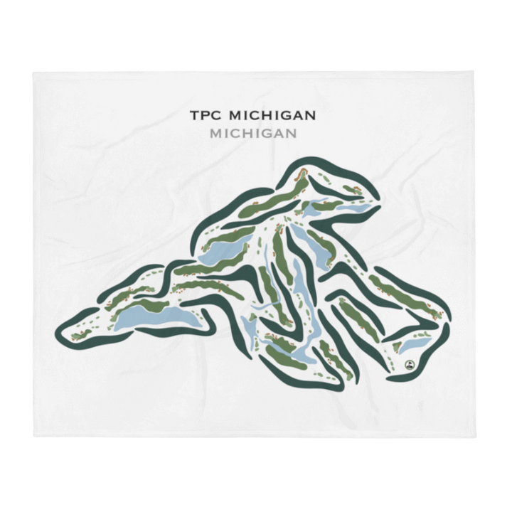 TPC Michigan, Michigan - Printed Golf Courses