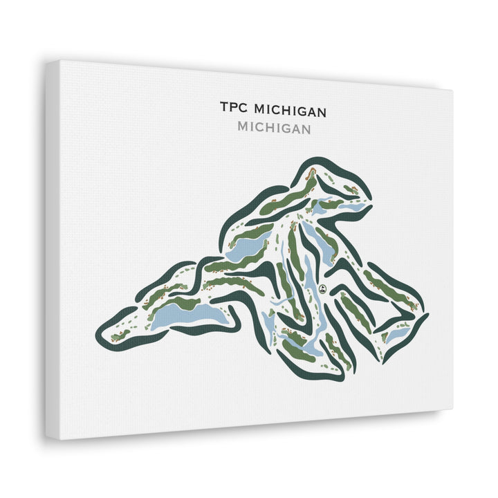 TPC Michigan, Michigan - Printed Golf Courses