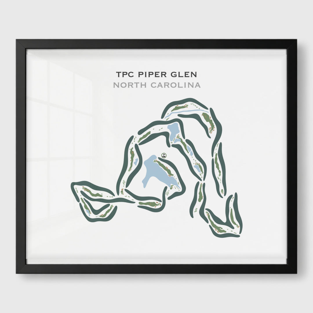 TPC Piper Glen, North Carolina - Printed Golf Courses