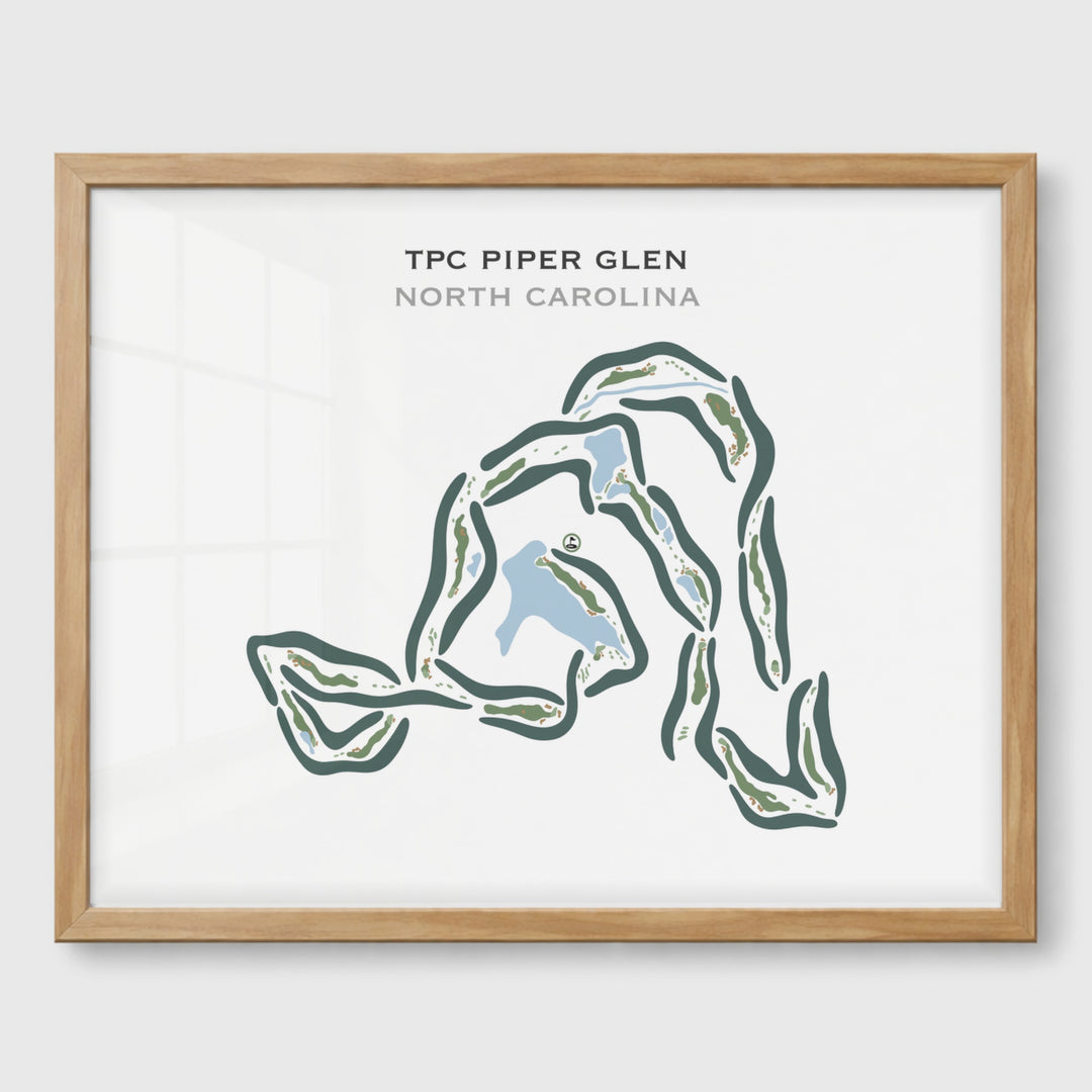 TPC Piper Glen, North Carolina - Printed Golf Courses