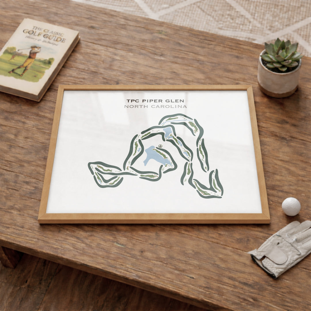 TPC Piper Glen, North Carolina - Printed Golf Courses