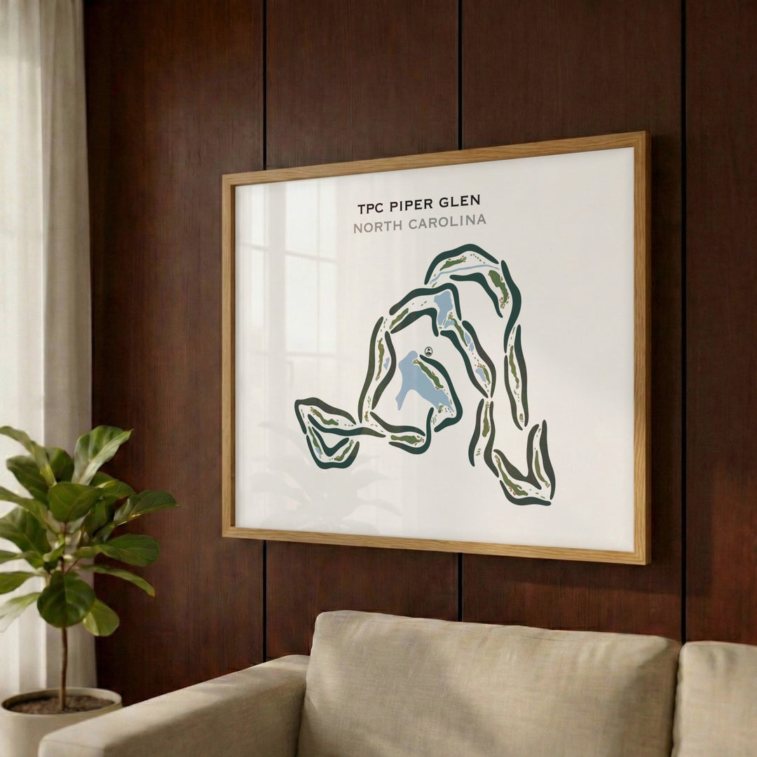 TPC Piper Glen, North Carolina - Printed Golf Courses