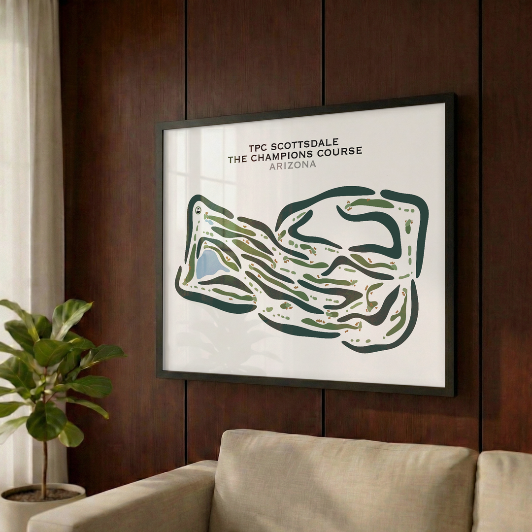TPC Scottsdale The Champions Course, Arizona - Printed Golf Courses