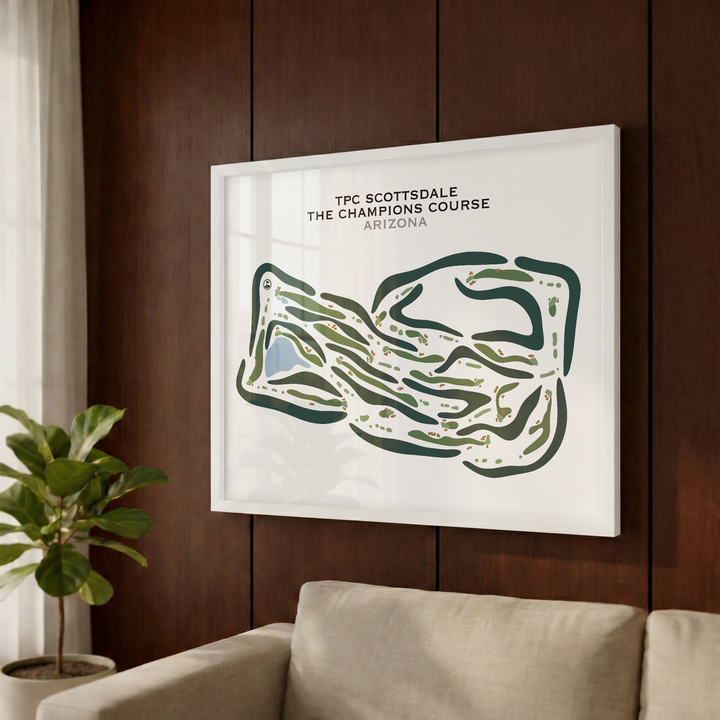TPC Scottsdale The Champions Course, Arizona - Printed Golf Courses