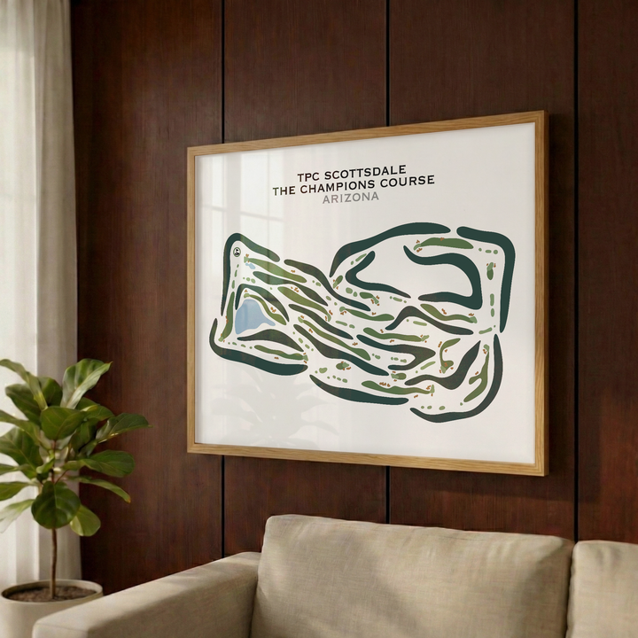 TPC Scottsdale The Champions Course, Arizona - Printed Golf Courses