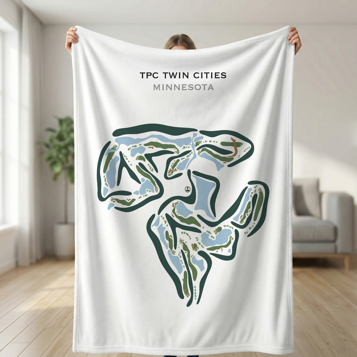 TPC Twin Cities, Minnesota - Printed Golf Courses