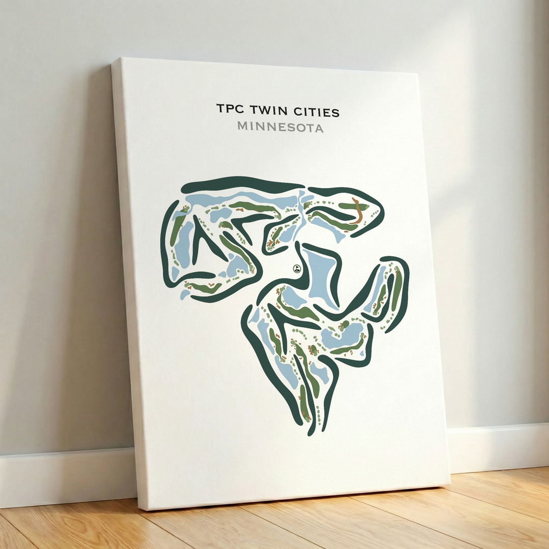 TPC Twin Cities, Minnesota - Printed Golf Courses