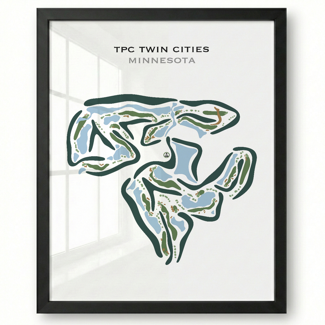 TPC Twin Cities, Minnesota - Printed Golf Courses