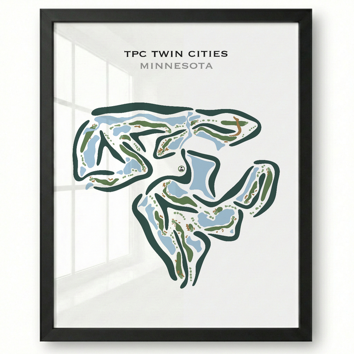 TPC Twin Cities, Minnesota - Printed Golf Courses