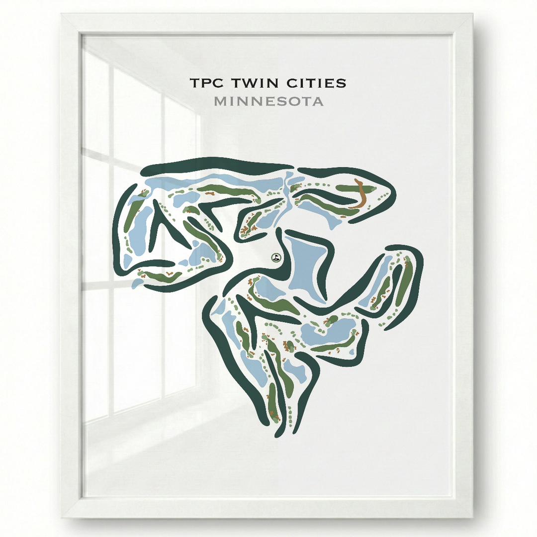 TPC Twin Cities, Minnesota - Printed Golf Courses