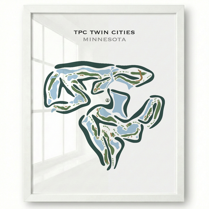 TPC Twin Cities, Minnesota - Printed Golf Courses
