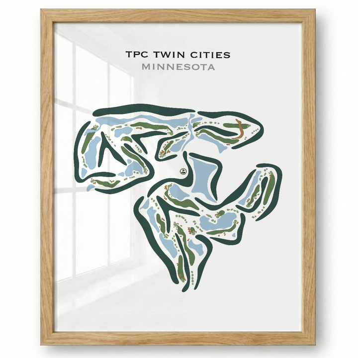 TPC Twin Cities, Minnesota - Printed Golf Courses