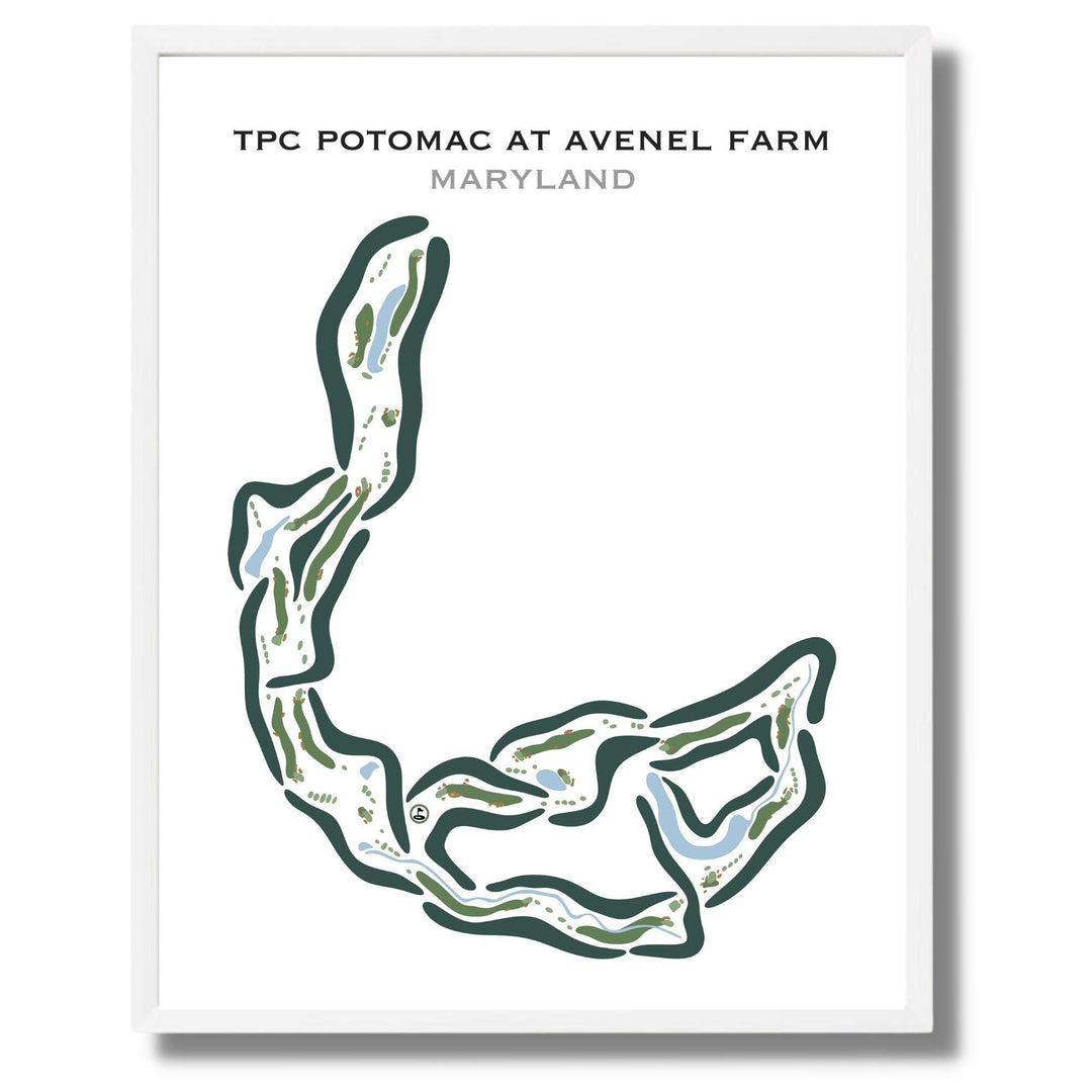 TPC Potomac at Avenel Farm, Maryland - Printed Golf Courses - Golf Course Prints