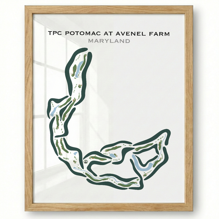 TPC Potomac at Avenel Farm, Maryland - Printed Golf Courses