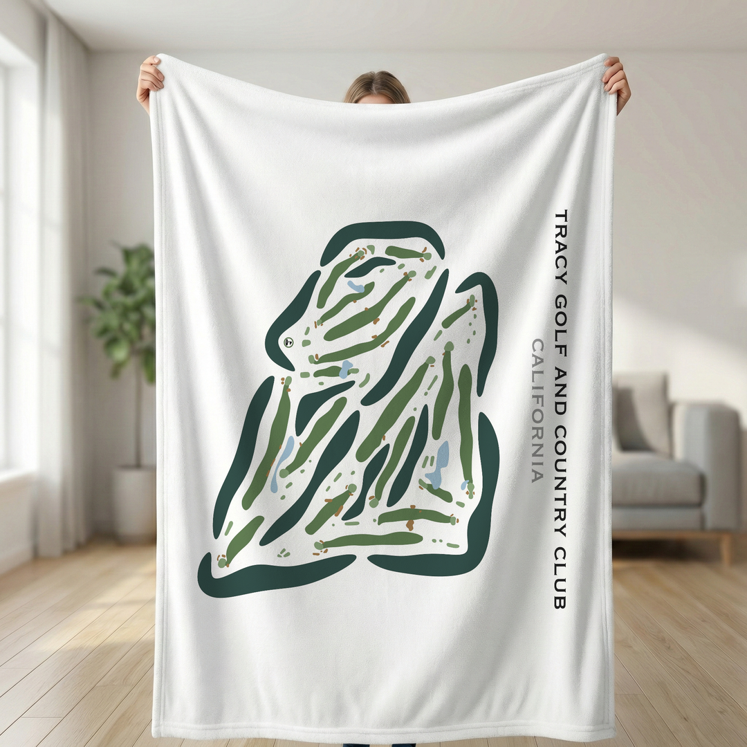 Tracy Golf & Country Club, California - Printed Golf Courses
