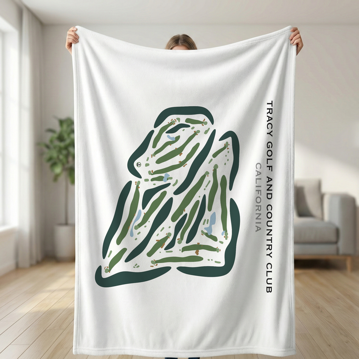 Tracy Golf & Country Club, California - Printed Golf Courses