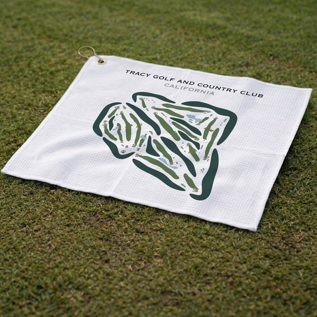 Tracy Golf & Country Club, California - Printed Golf Courses