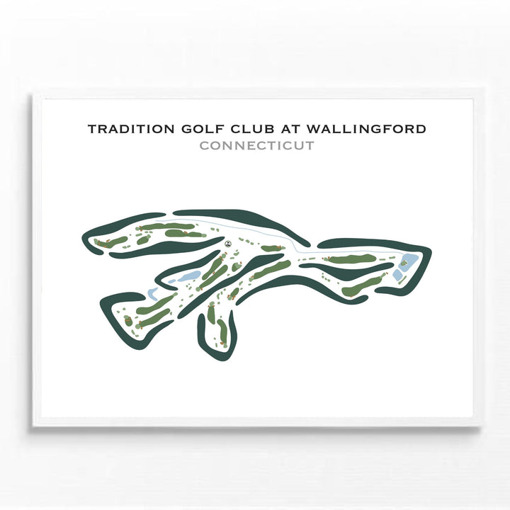 Tradition Golf Club at Wallingford, Connecticut - Printed Golf Courses