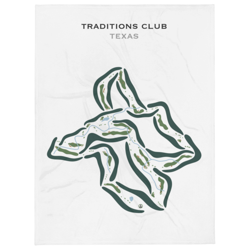 Traditions Club, Texas - Printed Golf Courses