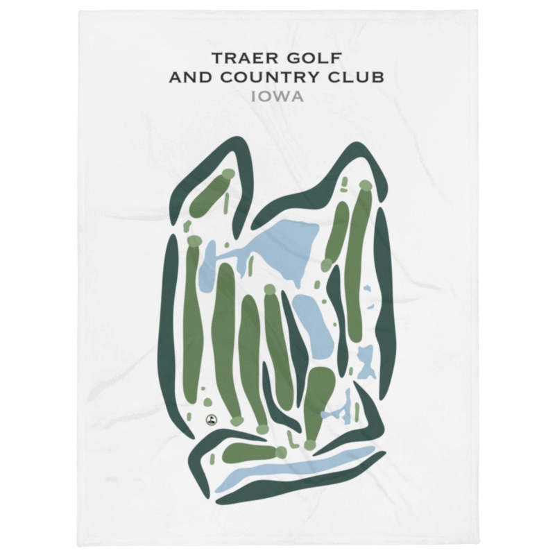 Traer Golf & Country Club, Iowa - Printed Golf Courses