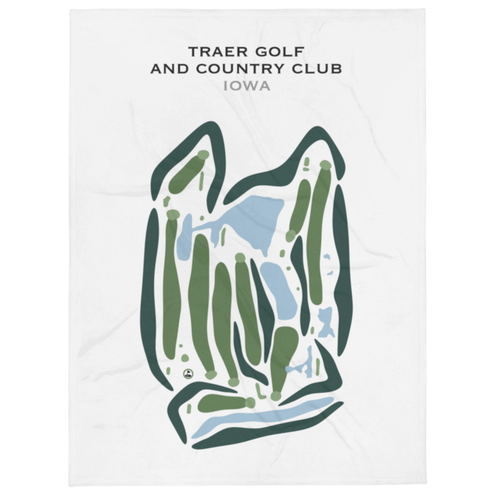 Traer Golf & Country Club, Iowa - Printed Golf Courses