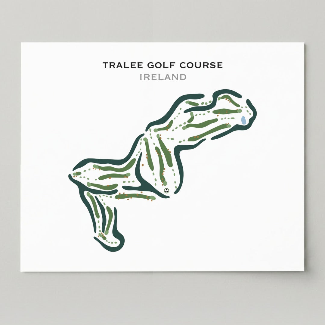 Tralee Golf Course, Ireland - Printed Golf Courses