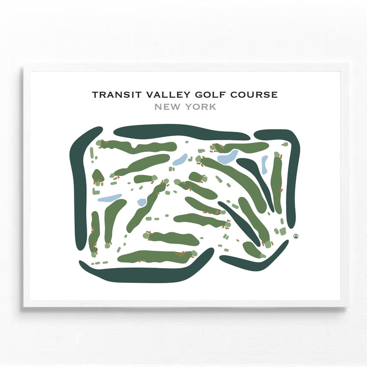 Transit Valley Golf Course, New York - Printed Golf Courses