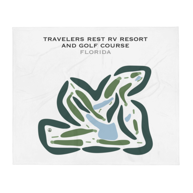 Travelers Rest RV Resort and Golf Course, Florida - Printed Golf Courses