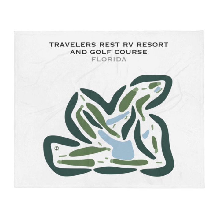 Travelers Rest RV Resort and Golf Course, Florida - Printed Golf Courses