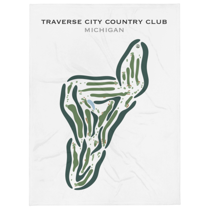 Traverse City Country Club, Michigan - Printed Golf Courses