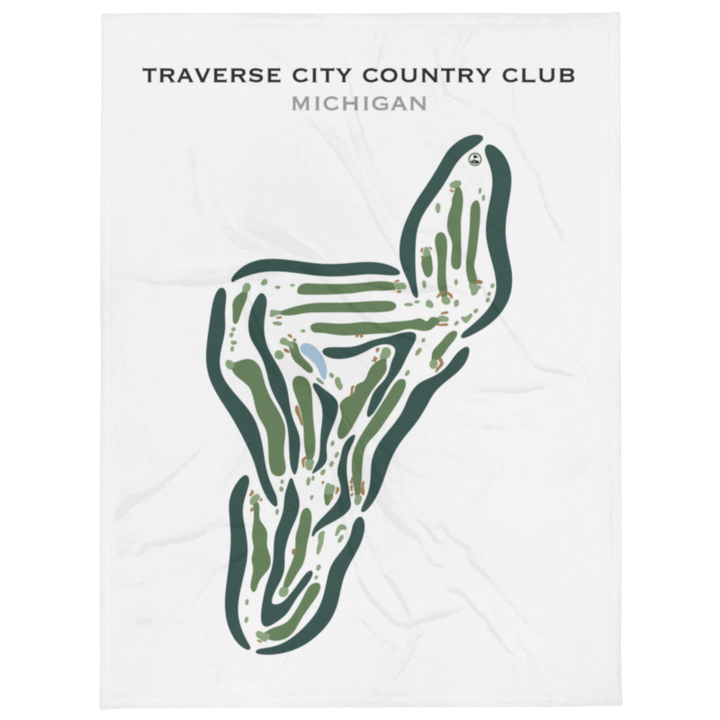 Traverse City Country Club, Michigan - Printed Golf Courses