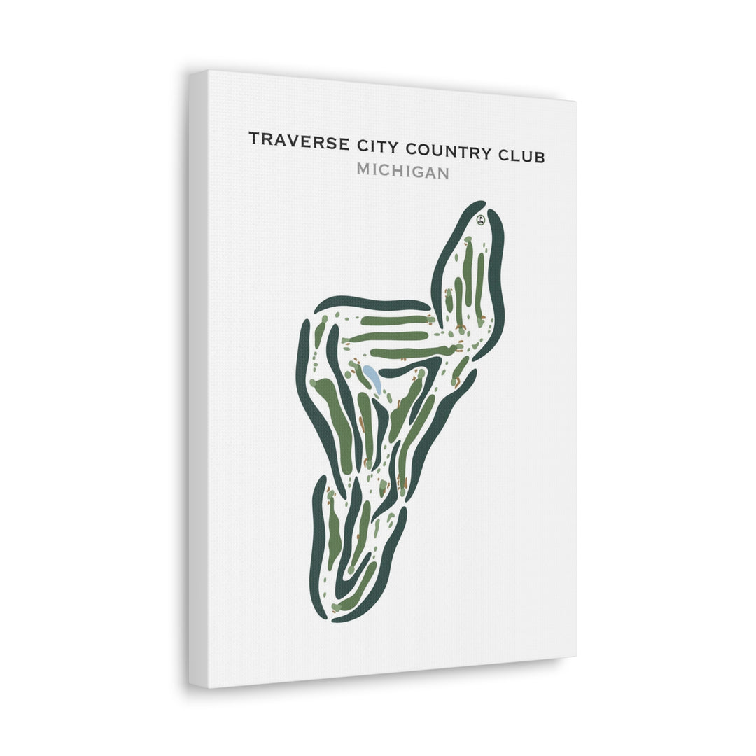 Traverse City Country Club, Michigan - Printed Golf Courses