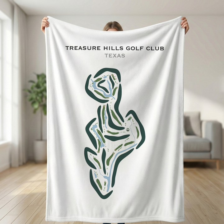 Treasure Hills Golf Club, Texas - Printed Golf Courses