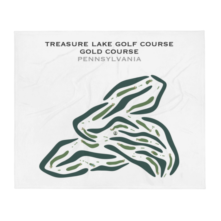 Treasure Lake Golf Course - Gold Course, Pennsylvania - Printed Golf Courses