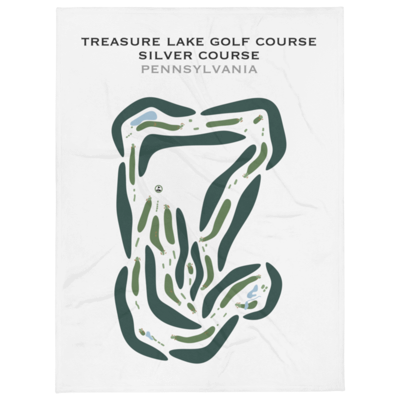 Treasure Lake Golf Course, Pennsylvania - Printed Golf Courses