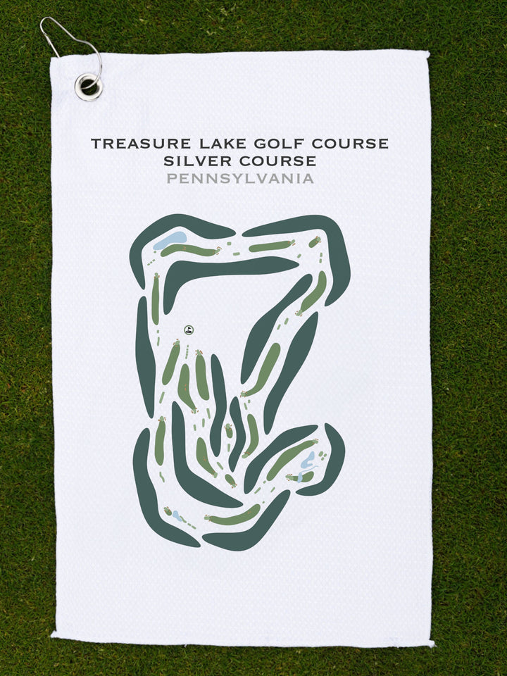 Treasure Lake Golf Course, Pennsylvania - Printed Golf Courses
