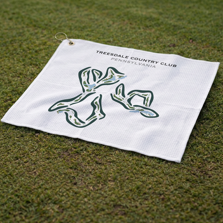 Treesdale Country Club, Pennsylvania - Printed Golf Courses