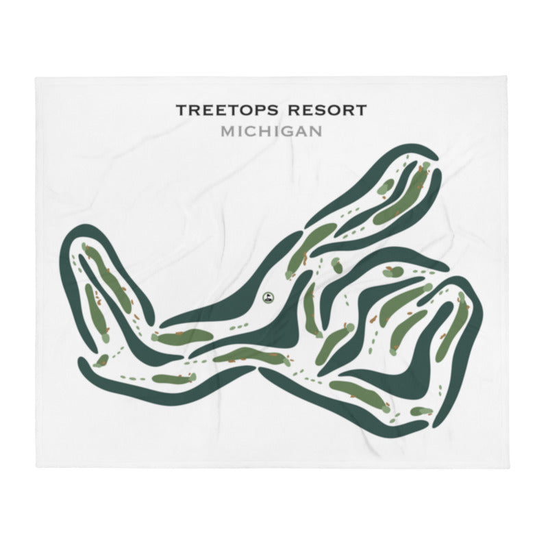 Treetops Resort, Michigan - Printed Golf Courses