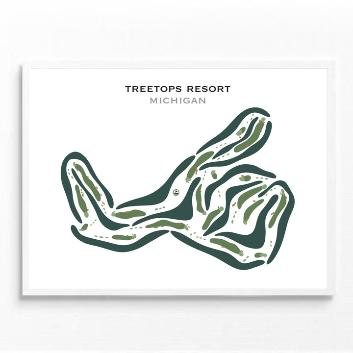 Treetops Resort, Michigan - Printed Golf Courses