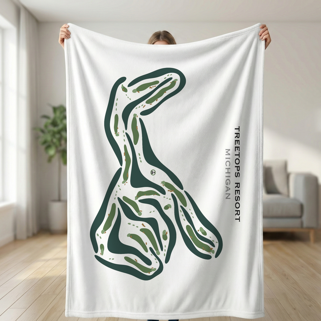 Treetops Resort, Michigan - Printed Golf Courses