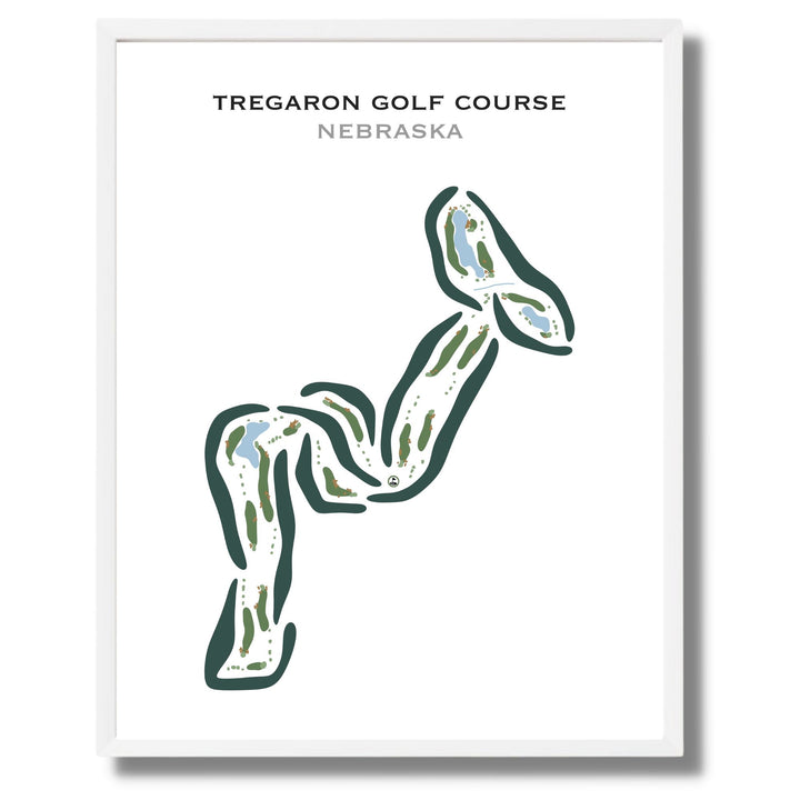 Tregaron Golf Course, Nebraska - Printed Golf Courses