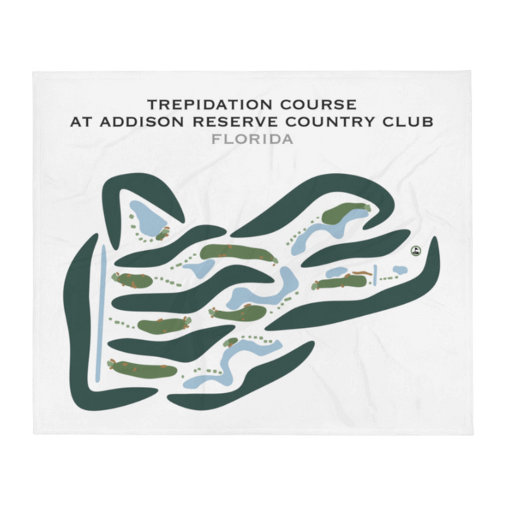 Trepidation Course at Addison Reserve Country Club, Florida - Printed Golf Courses