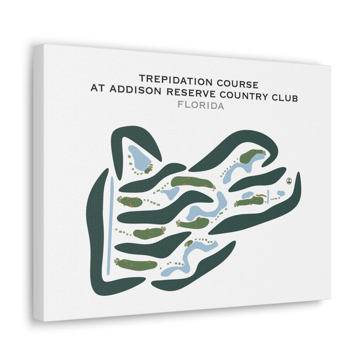Trepidation Course at Addison Reserve Country Club, Florida - Printed Golf Courses