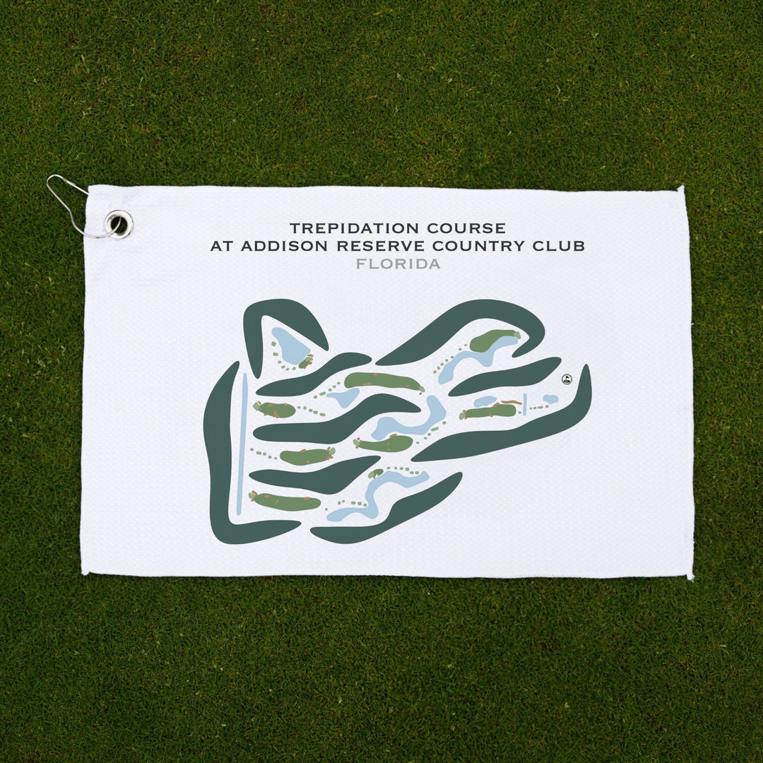 Trepidation Course at Addison Reserve Country Club, Florida - Printed Golf Courses