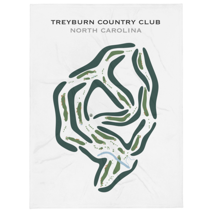 Treyburn Country Club, North Carolina - Printed Golf Course